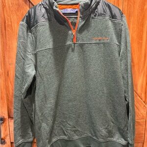 Vineyard Vines Forest Green Jacket with Orange Trim XL